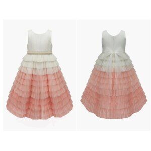 American Princess Baby Girls 24 Months Ruffled Tiered Rhinestone‎ Party Dress